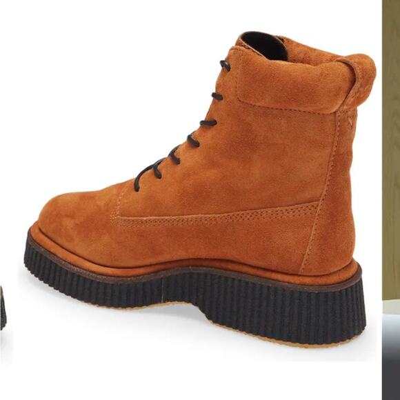 NWT rag and bone Sloane suede lace up boot with platform - Picture 4 of 13